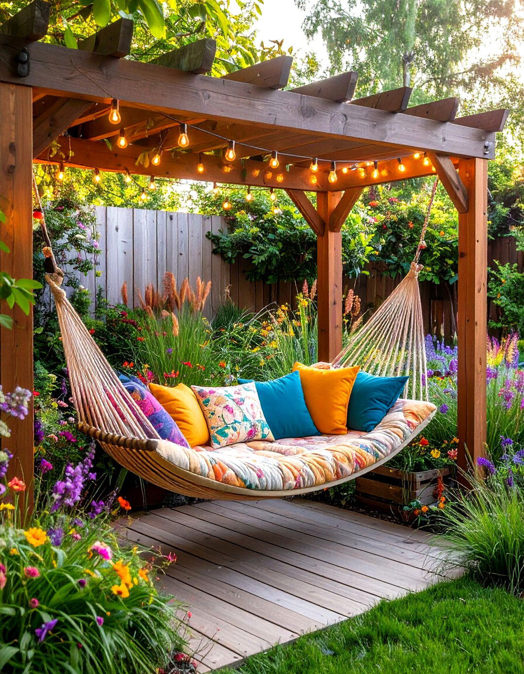 Hammock Reading Garden Nook - 20 Garden Nook Ideas