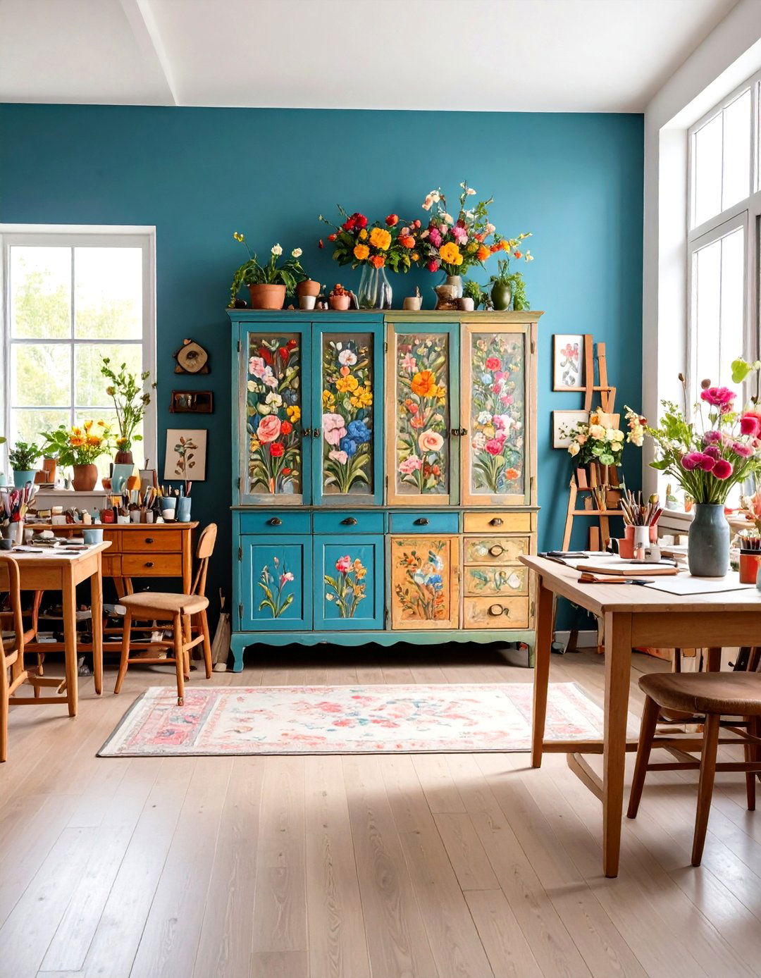 Hand Painted Furniture Artistic Designs - 20 Painted Furniture Ideas