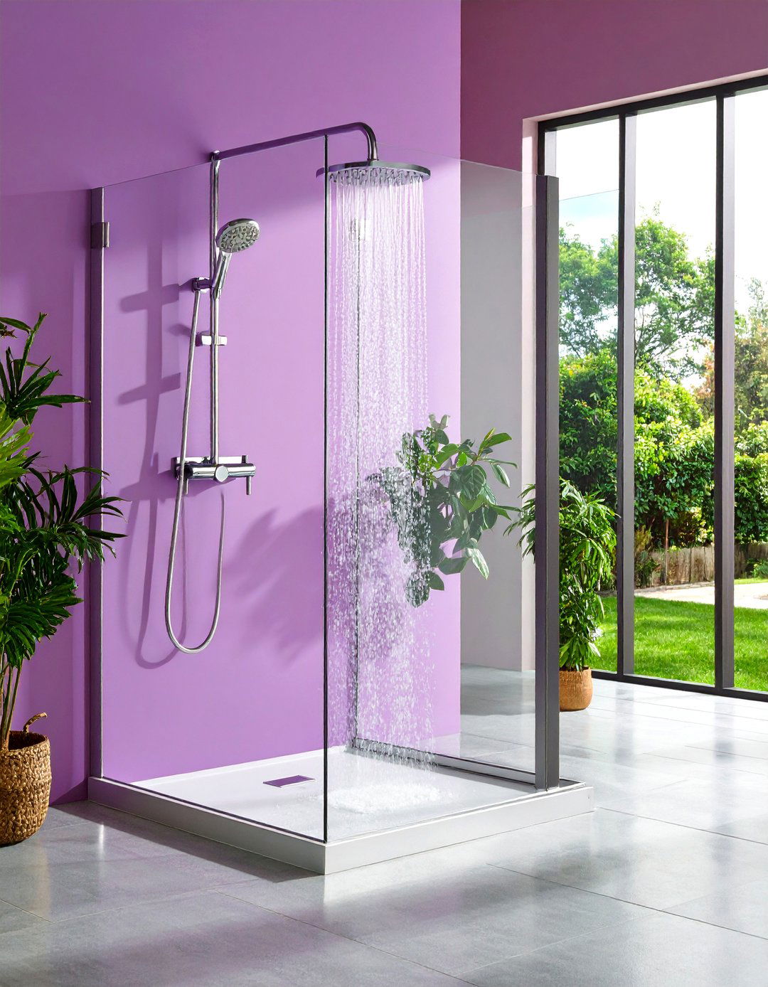 Handheld Shower Wand - 20 Small Shower Ideas