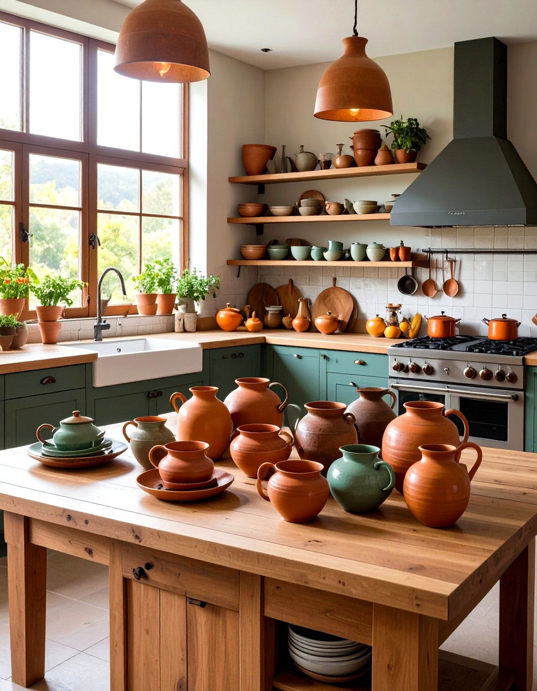 Handmade Pottery Infuses Artistry into Boho Cottage Style - 20 Boho Cottage Style Decor Ideas
