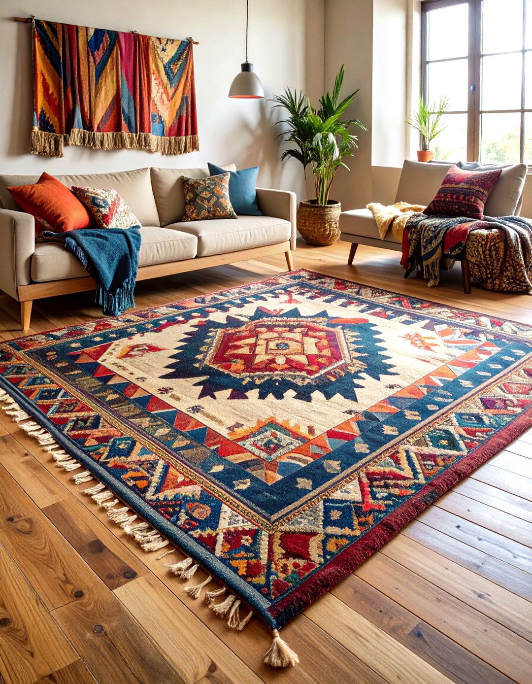 Handwoven Textiles - 20 Southwestern Decor Ideas
