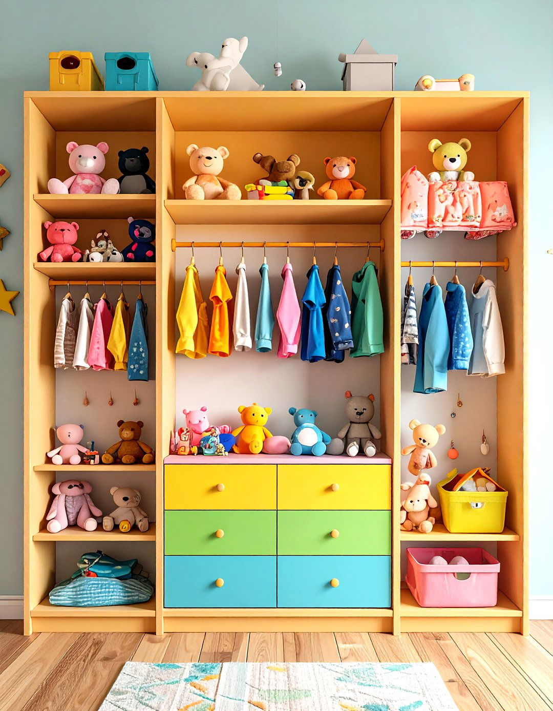 Hang Toys - 20 Small Closet Storage Ideas