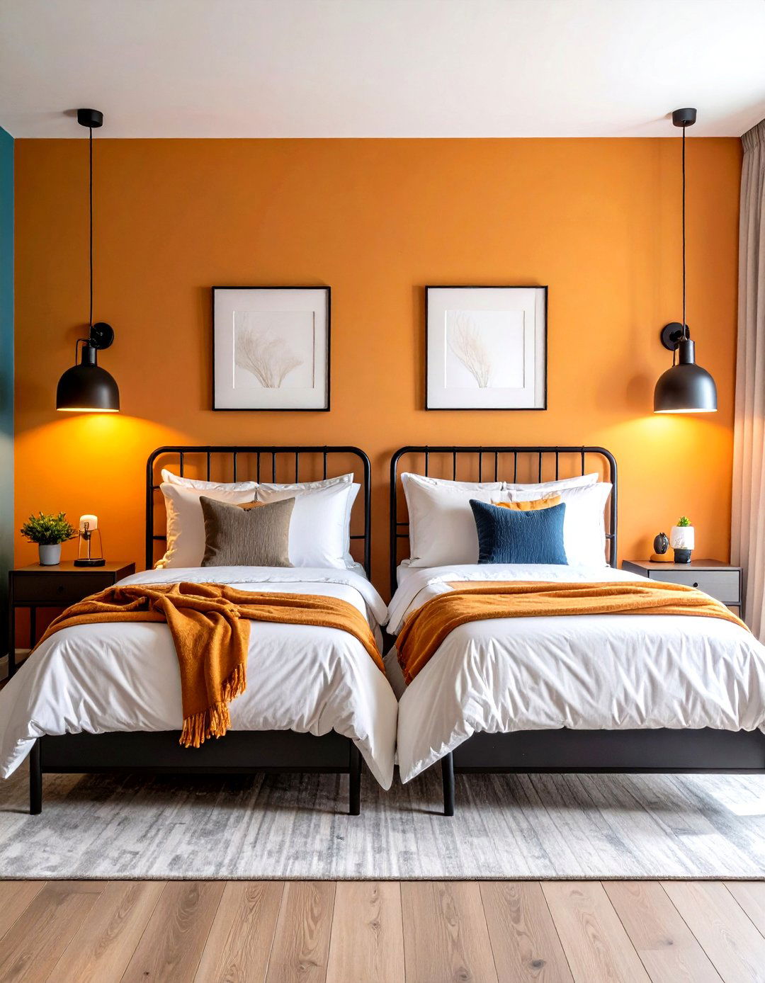 Hang a Pair of Sconces - 20 Twin Bedroom Ideas
