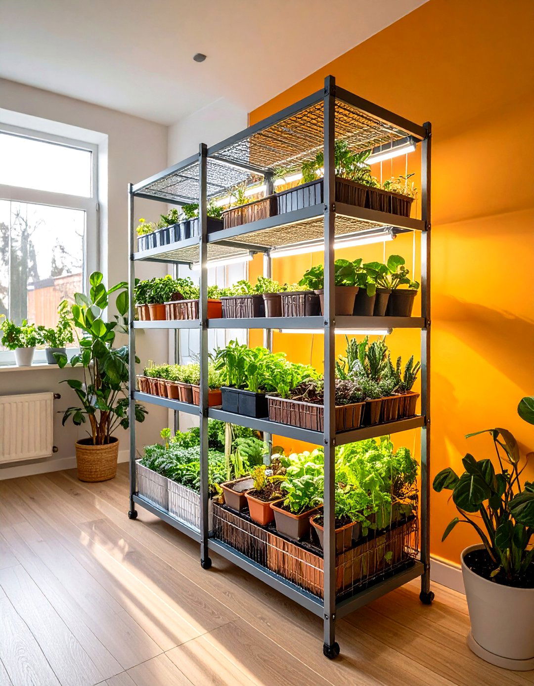 Hanging Basket Indoor Greenhouse - 20 Indoor Greenhouse Ideas