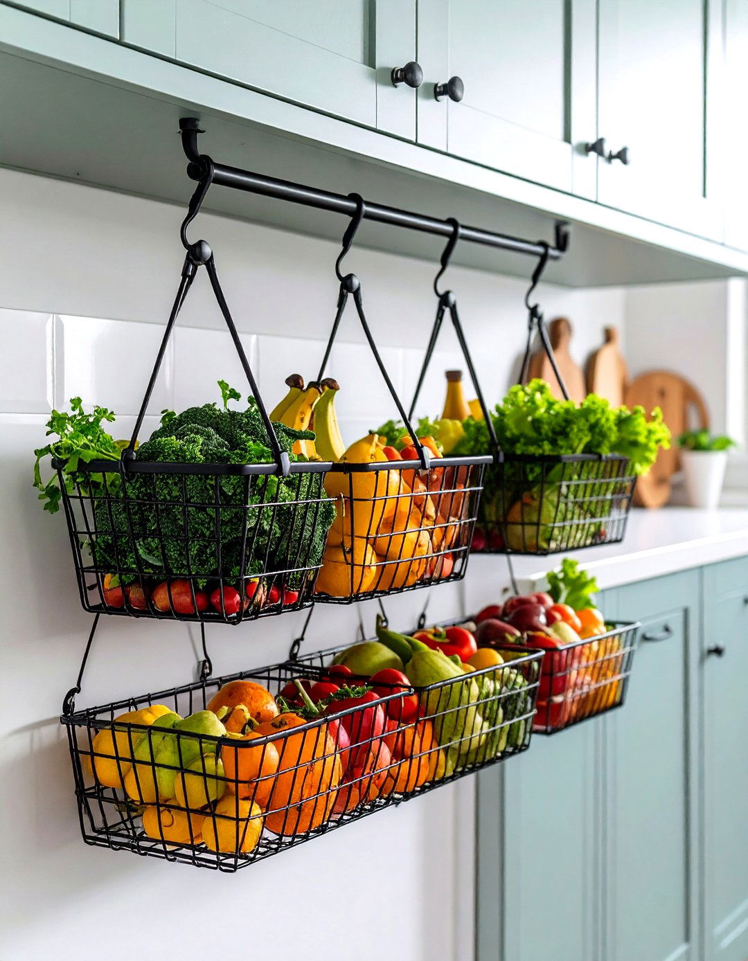 Hanging Baskets and Containers - 20 Small Apartment Storage Ideas
