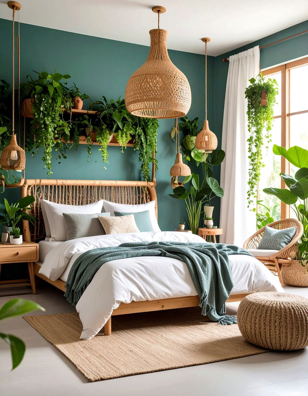 Hanging Garden Jungle Themed Bedroom - 20 Jungle-themed Bedroom Ideas