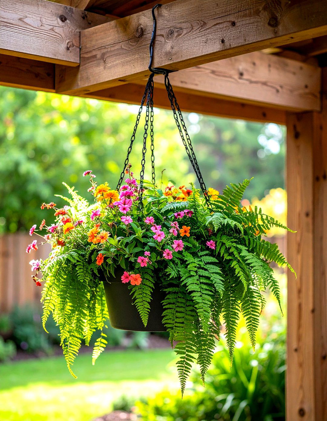 Hanging Planters - 20 Small Backyard Landscaping Ideas