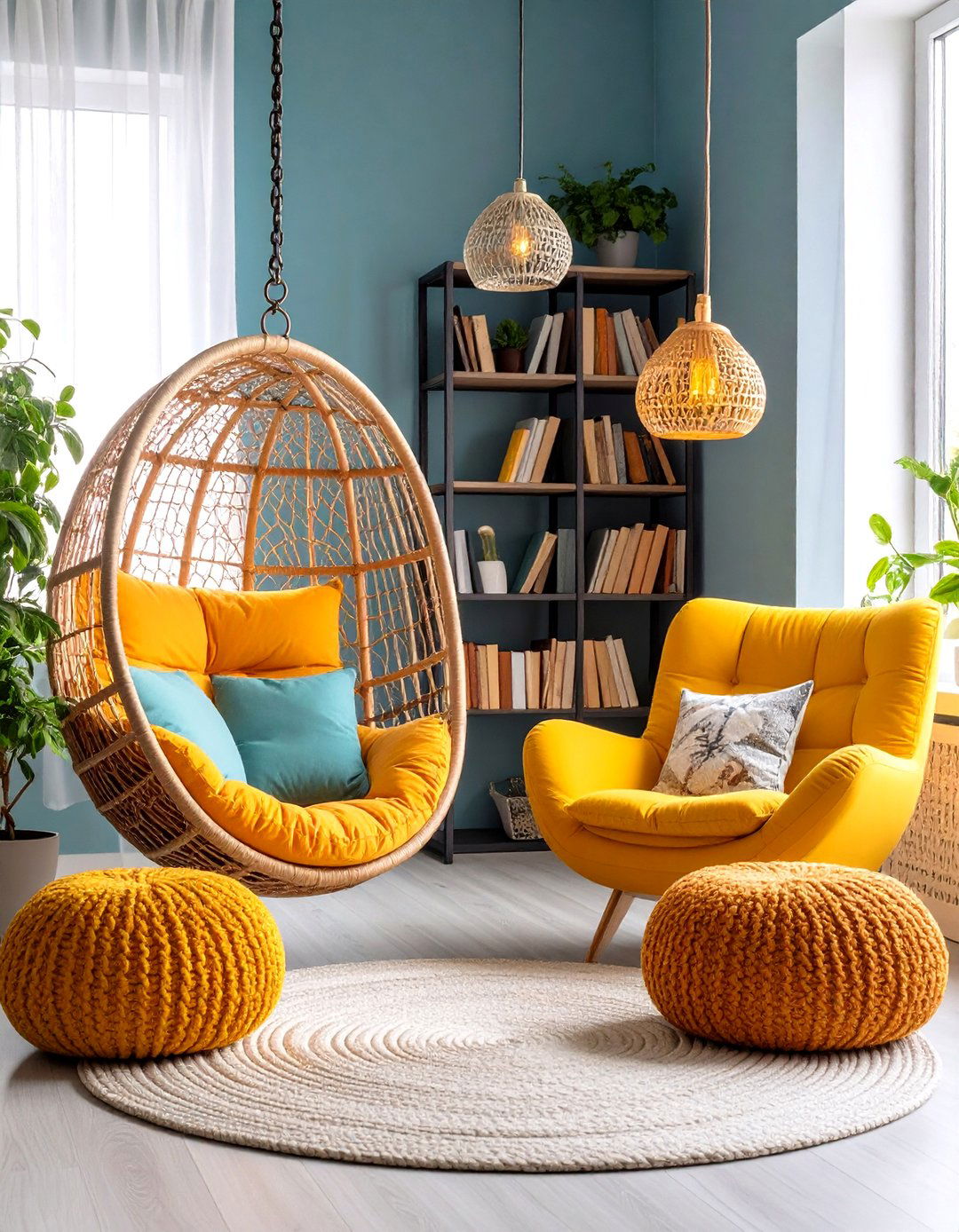 Hanging Plants - 20 Teen Girl Bedroom Ideas