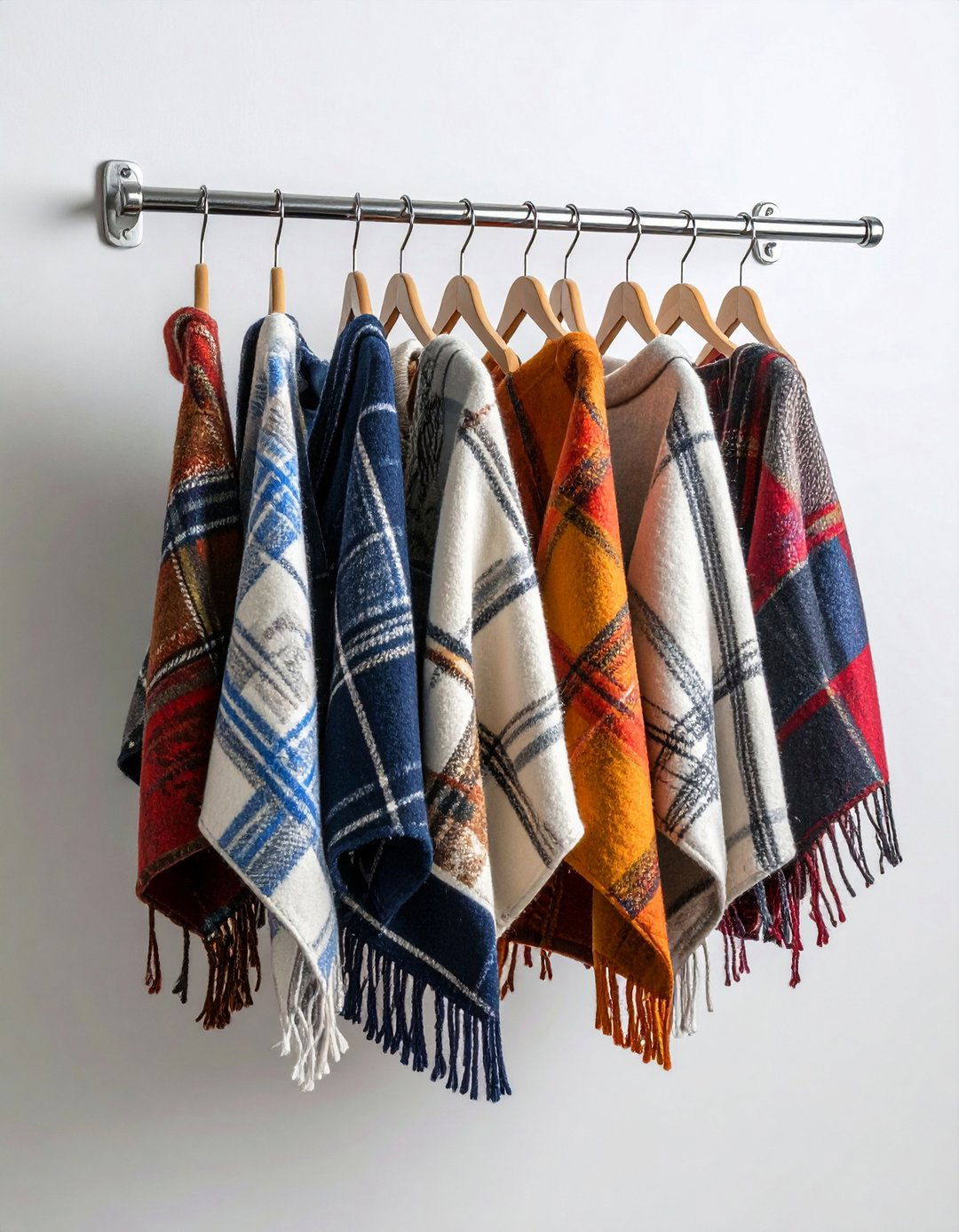 Hanging Rod with Clips - 20 Blanket Storage Ideas