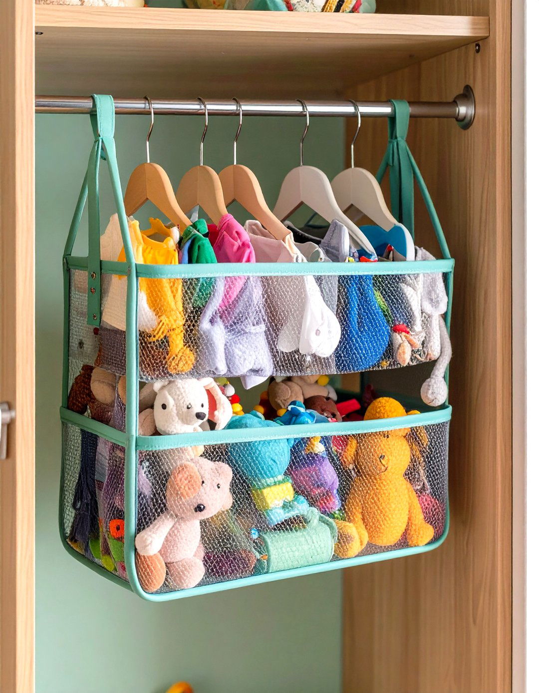 Hanging Shoe Organizers for Playroom Storage - 20 Playroom Storage Ideas