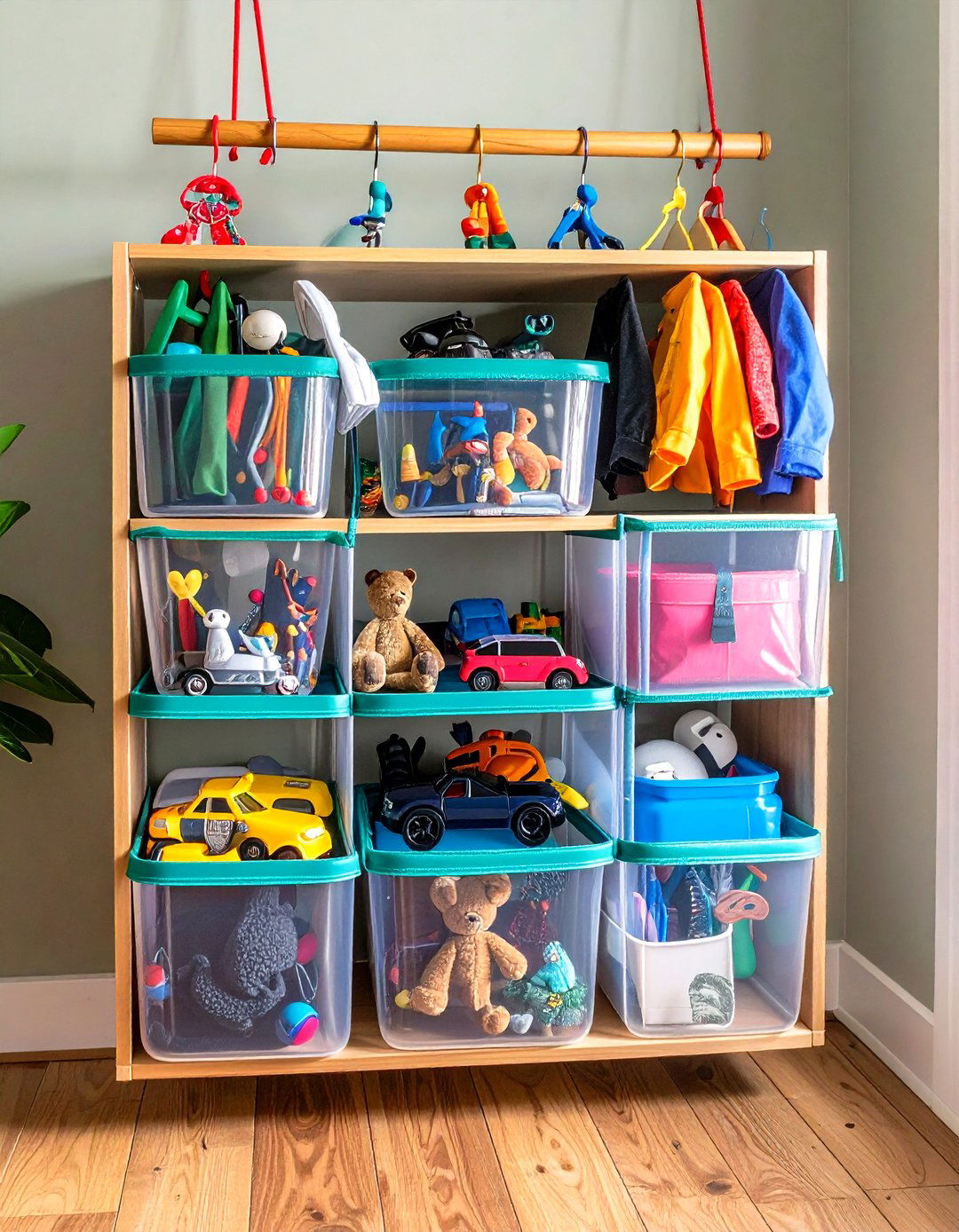 Hanging Shoe Organizers for Small Toy Storage - 20 Toy Storage Ideas