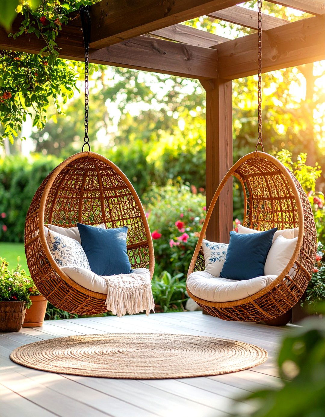 Hanging Swing Garden Furniture - 20 Garden Furniture Ideas