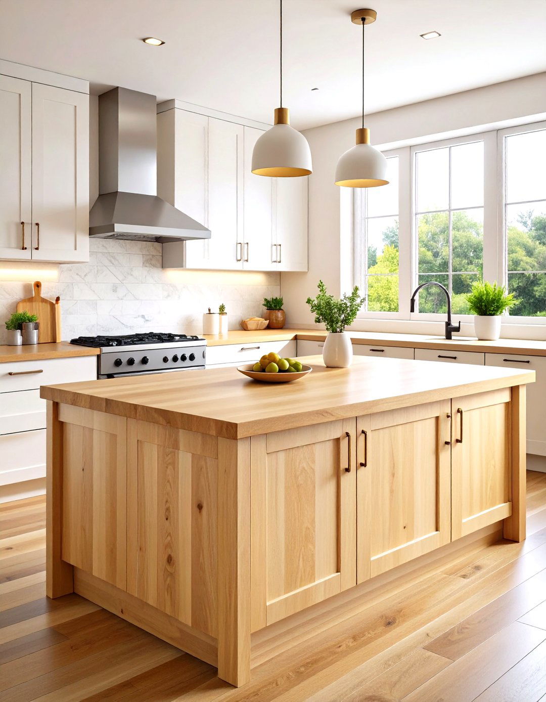 Hard Maple Wood Countertop Butcher Block - 20 Wood Countertop Ideas