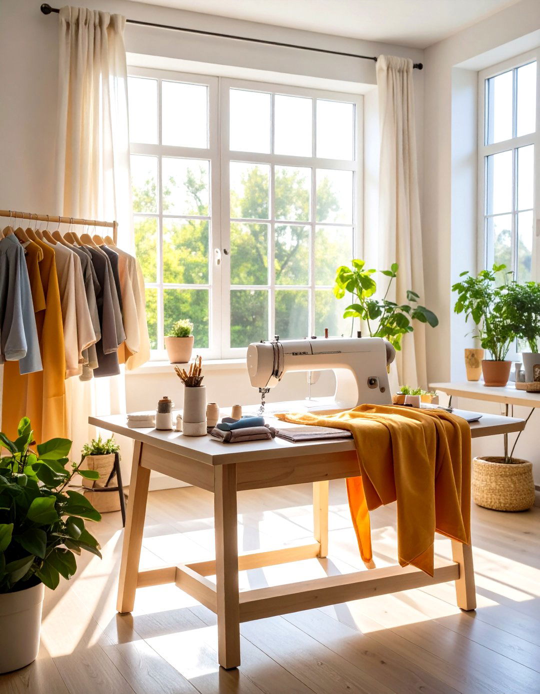 Harnessing Natural Light - 20 Sewing Room Ideas