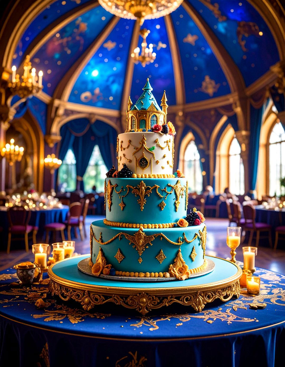 Harry Potter Wedding Cake Ideas with Golden Snitch and House Themes - 20 Harry Potter Wedding Ideas