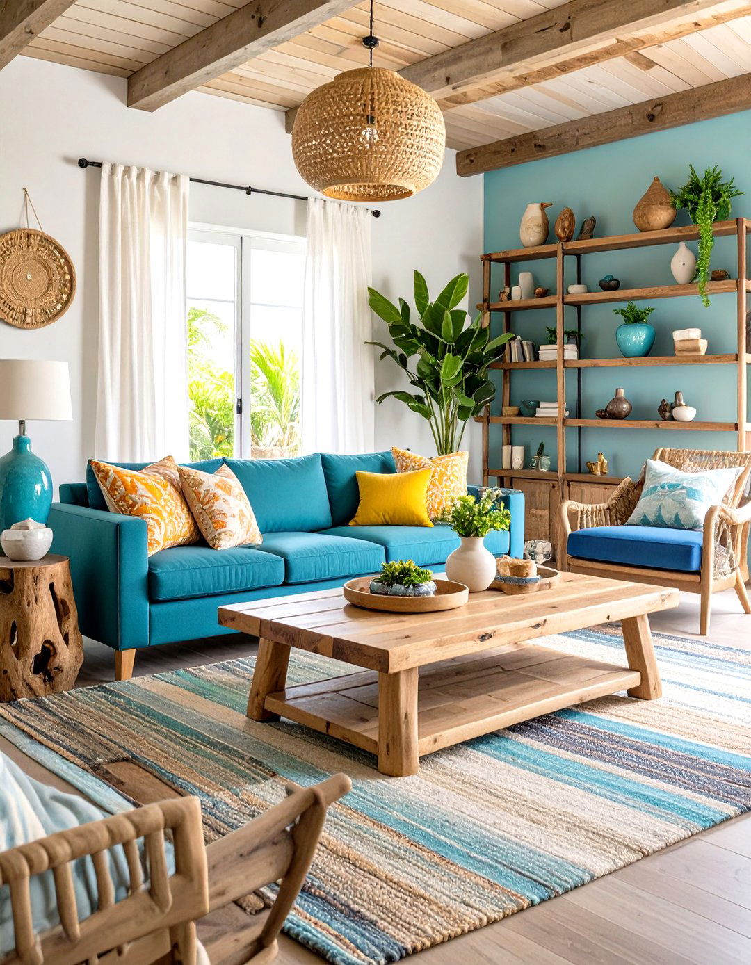 Hawaiian Driftwood Accent Interior Design Ideas - 20 Hawaiian Interior Design Ideas