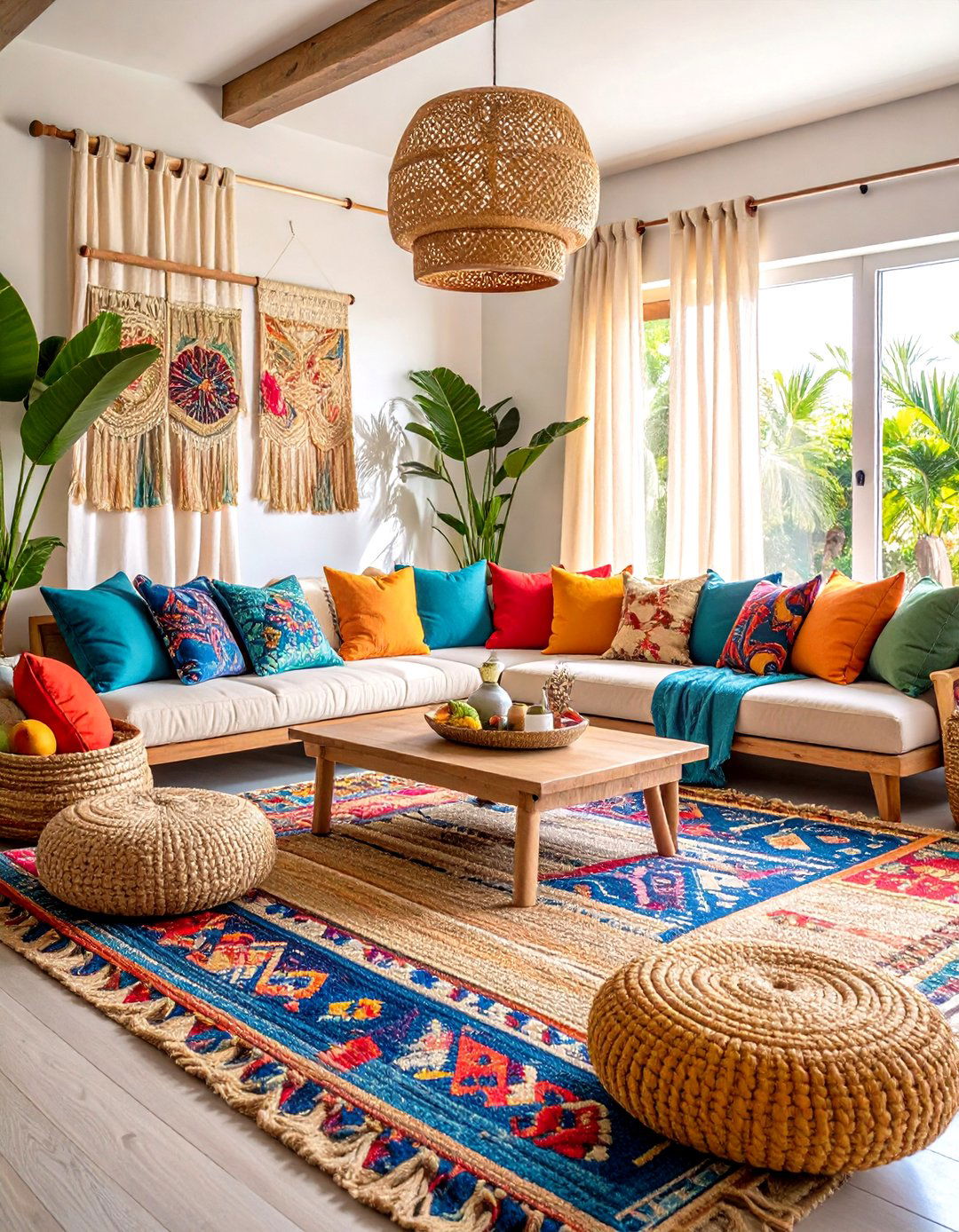 Hawaiian Natural Textile Interior Design Ideas - 20 Hawaiian Interior Design Ideas
