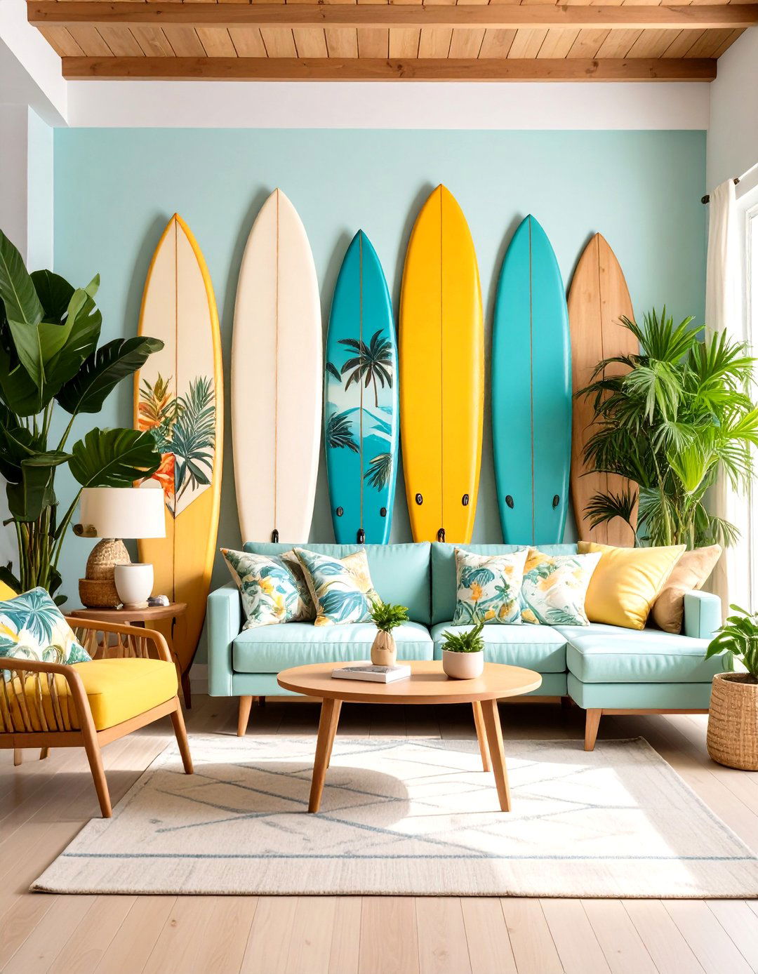 Hawaiian Surf Inspired Interior Design Ideas - 20 Hawaiian Interior Design Ideas