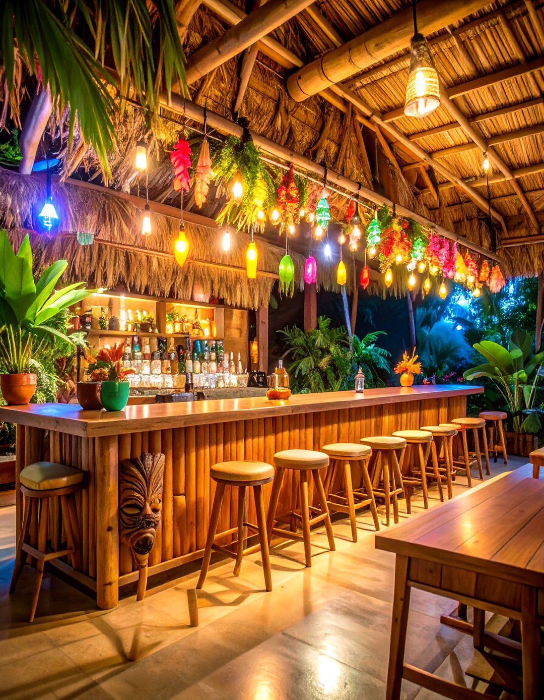 Hawaiian Tiki Bar Interior Design Ideas - 20 Hawaiian Interior Design Ideas