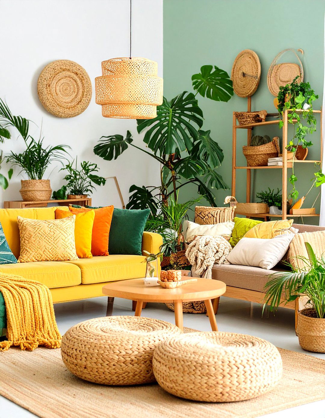 Hawaiian Woven Basket Storage Interior Design Ideas - 20 Hawaiian Interior Design Ideas