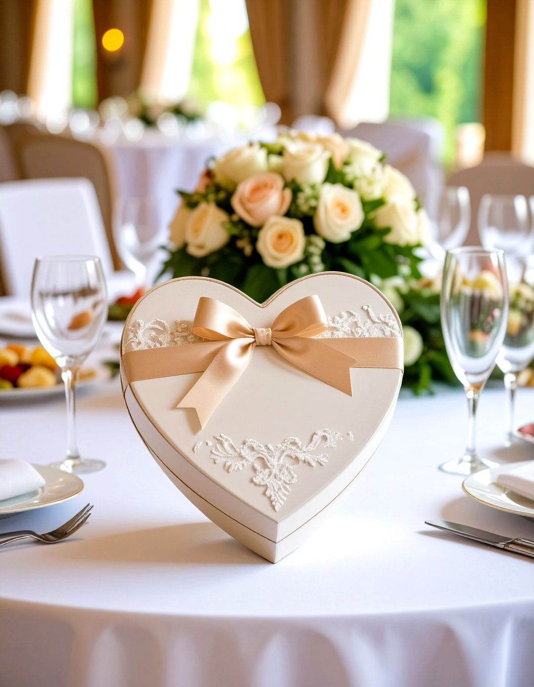 Heart Shaped Romance Wedding Card Box - 20 Wedding Card Box Ideas
