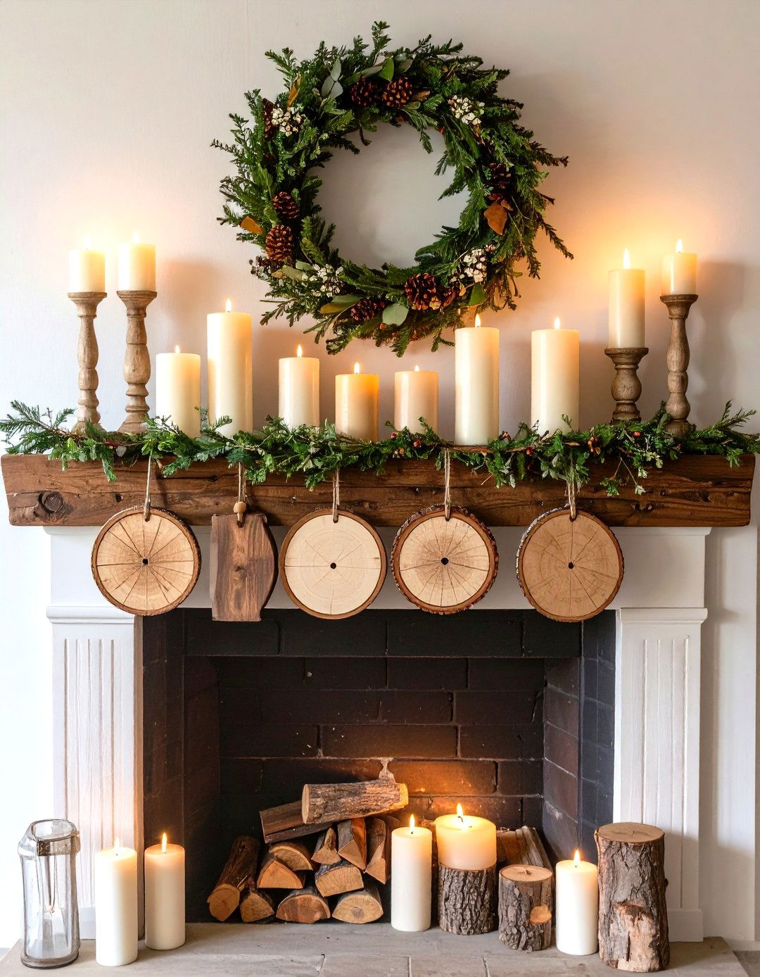 Hearth Bench Seating by the Fireplace - 20 Fireplace Decor Ideas