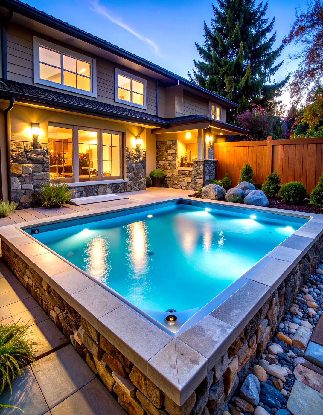 Heated Spa Style Spool - 20 Spool Pool Ideas
