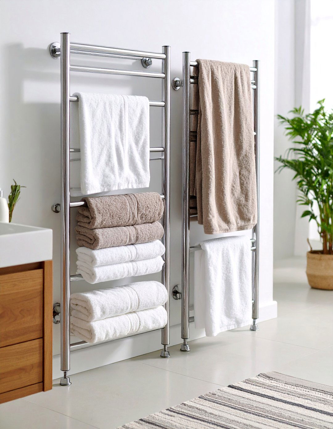 Heated Towel Storage Systems - 20 Towel Storage Ideas