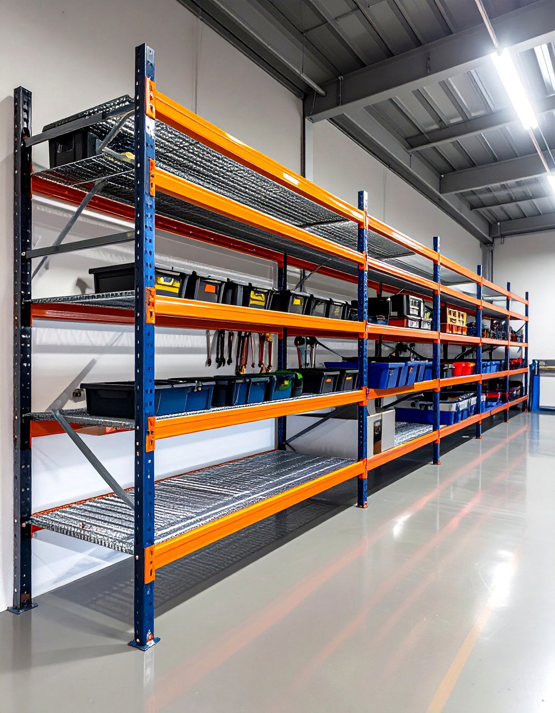 Heavy Duty Wire Garage Shelving for Industrial Loads - 20 Garage Shelving Ideas