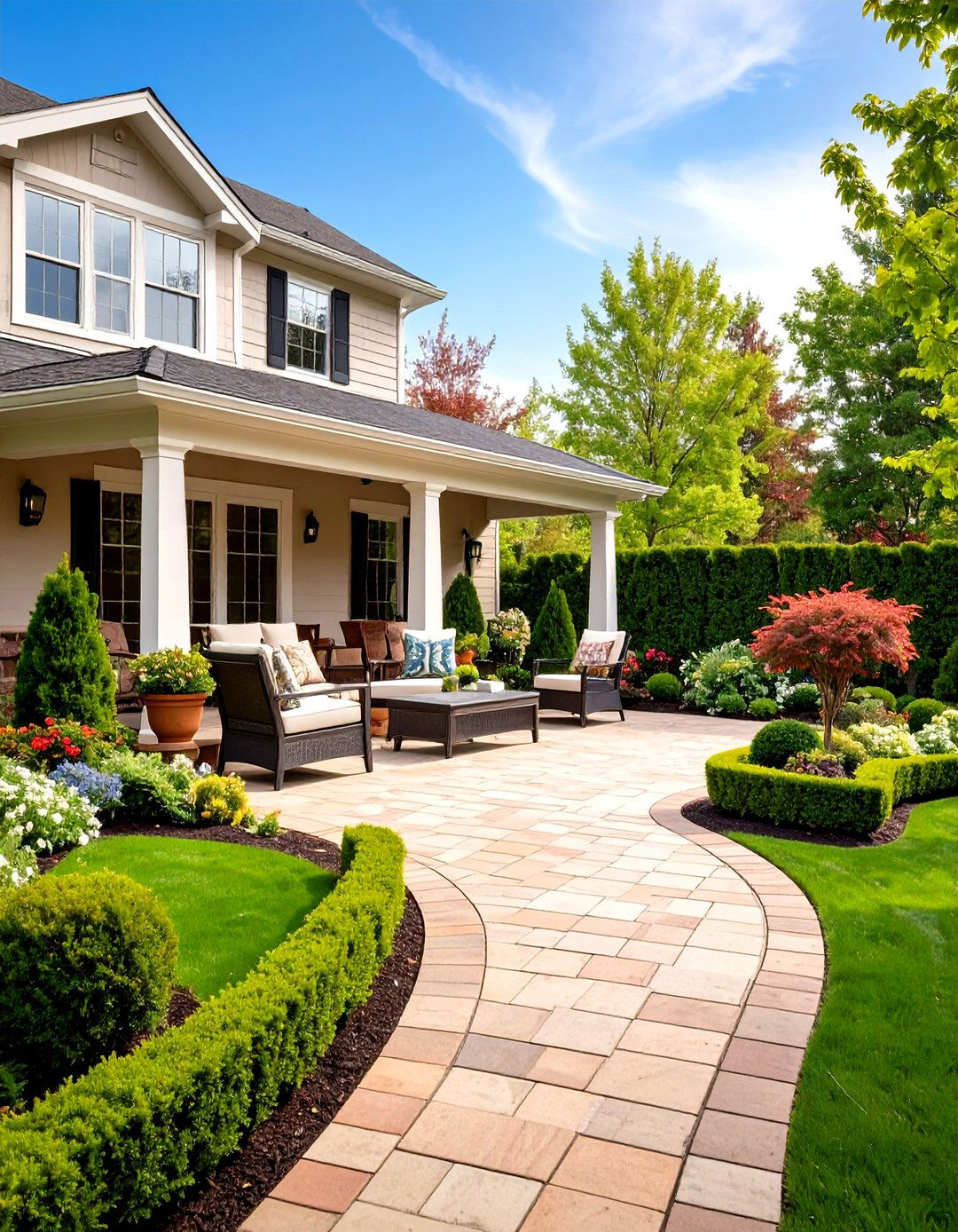 Hedge Privacy Patio Enclosure - 20 Privacy Patio Ideas