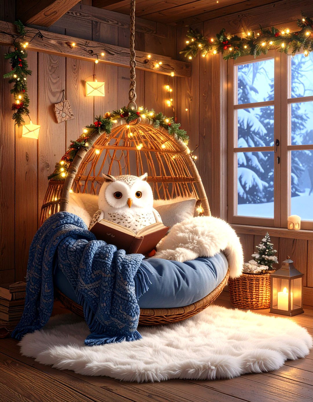 Hedwig Reading Nook in Harry Potter Bedrooms - 20 Harry Potter Decor Ideas