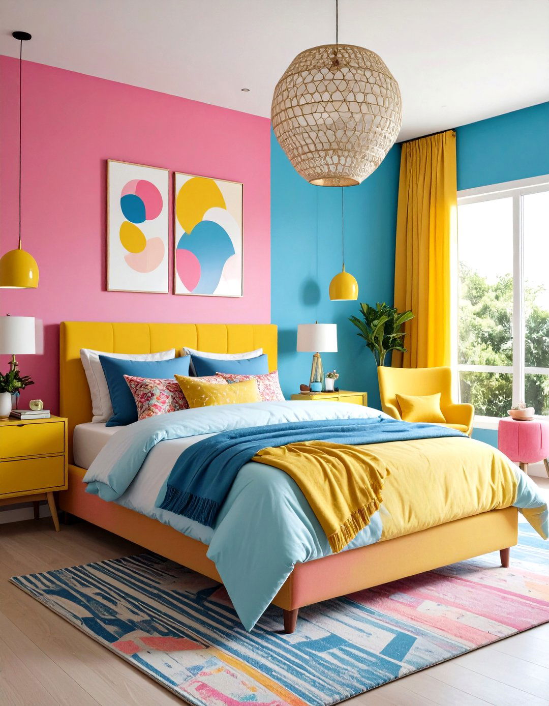 Hello Kitty Bold Pop Art Bedroom - 20 Hello Kitty Bedroom Ideas