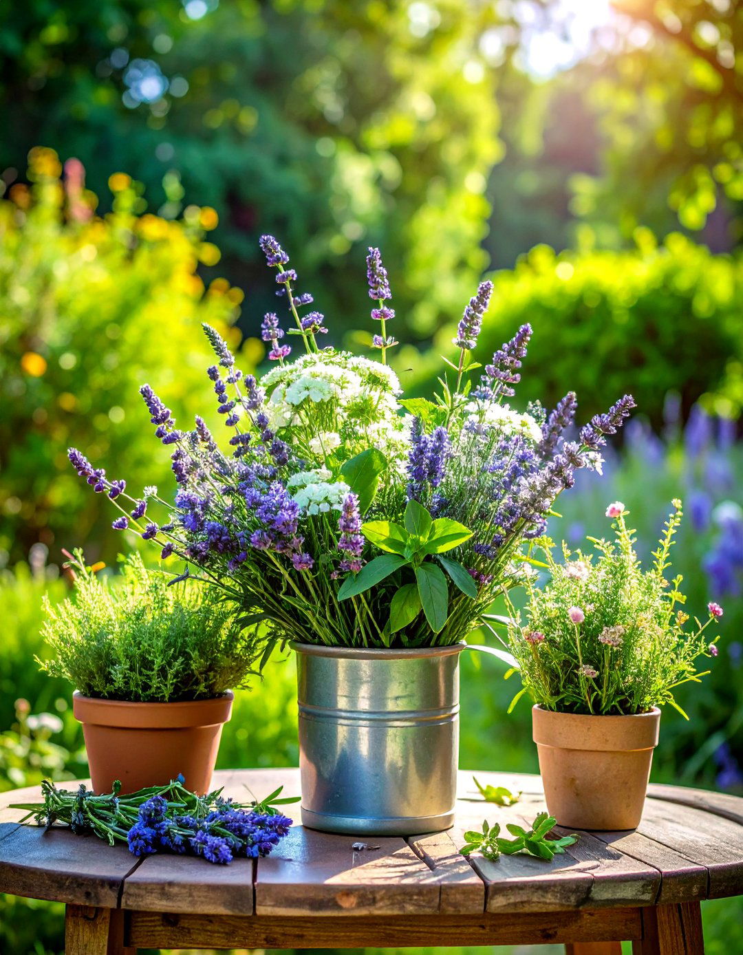 Herb Garden Aromatic Wedding Bouquet - 20 Wedding Bouquet Ideas
