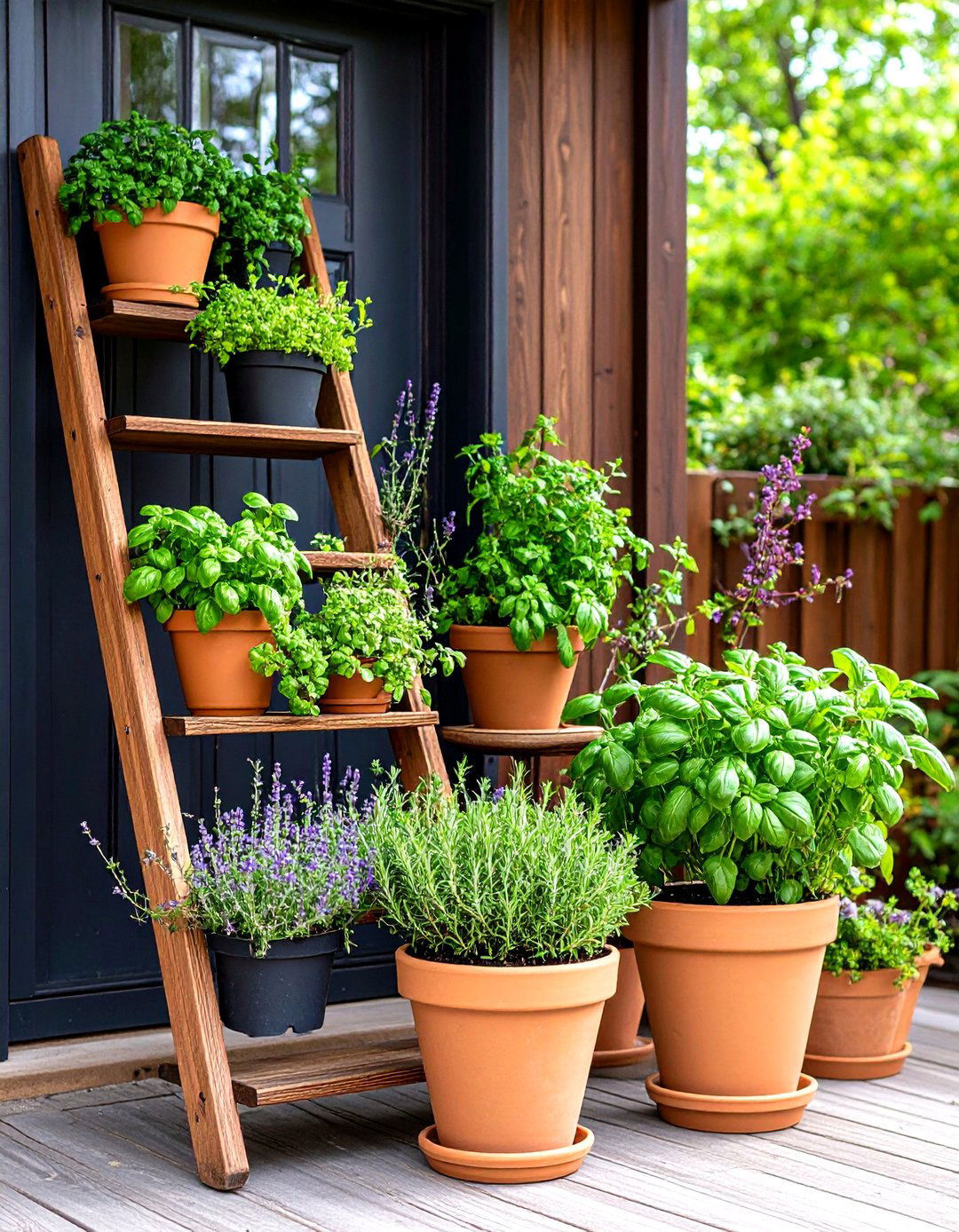 Herb Garden Integration Near Kitchen Access - 20 Townhouse Backyard Ideas