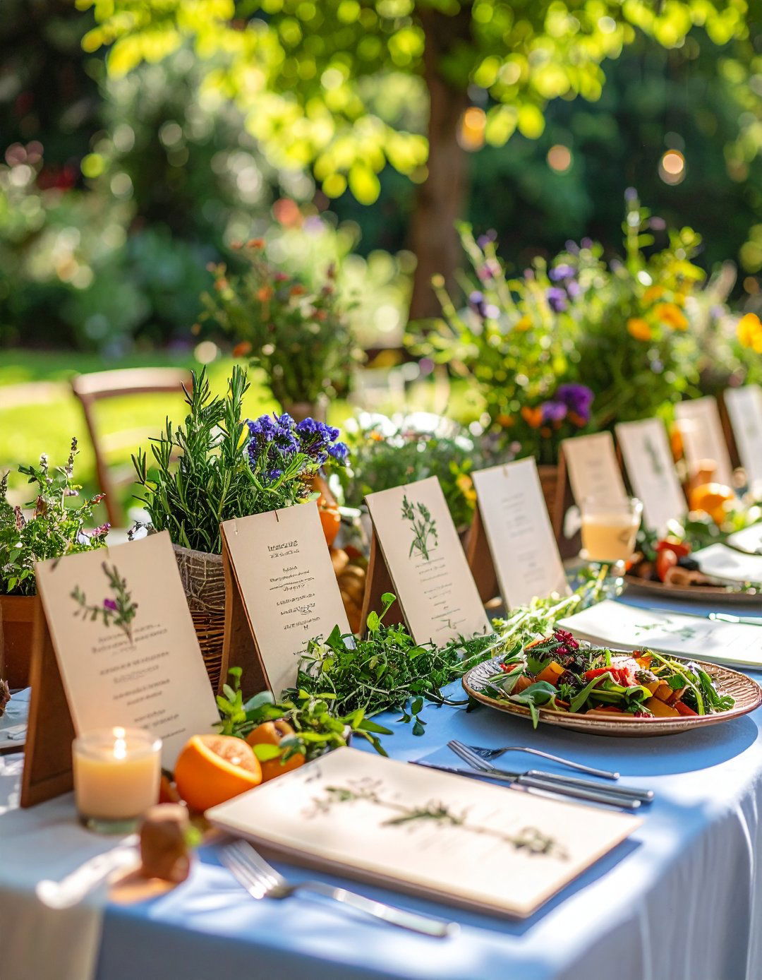 Herb Infused Menus Showcasing Your Garden Wedding Harvest - 20 Garden Wedding Ideas