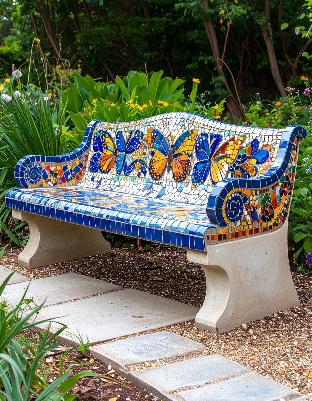 Herb Planter Garden Bench - 20 Garden Bench Ideas