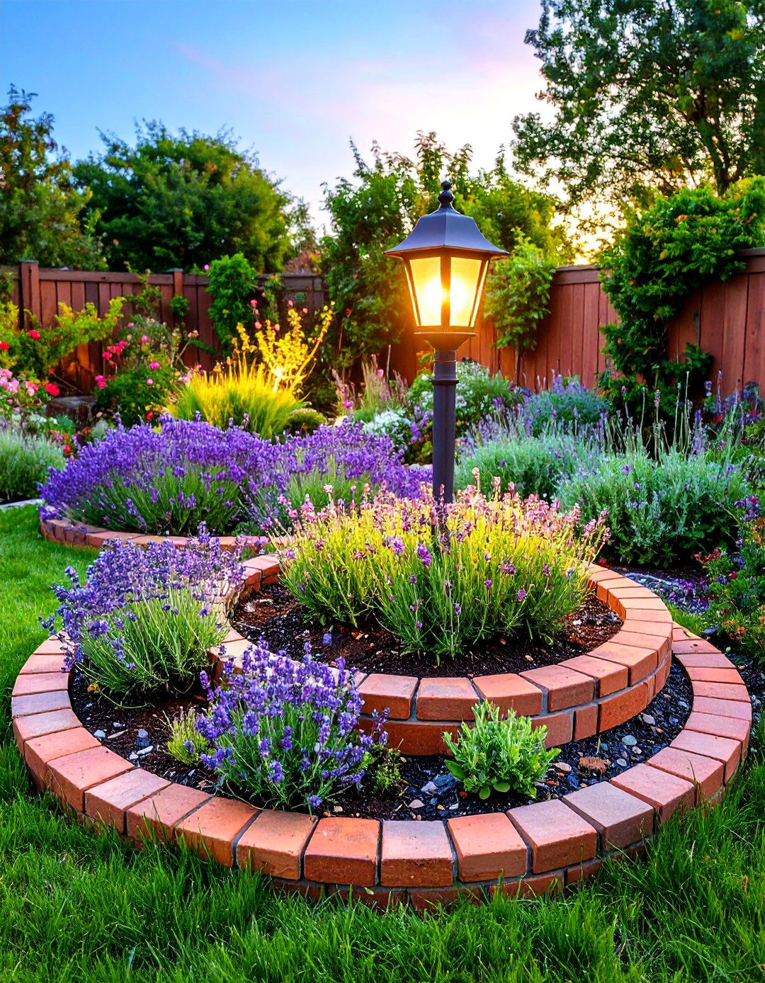 Herb Spiral Focal Small Garden - 20 Budget Small Garden Ideas
