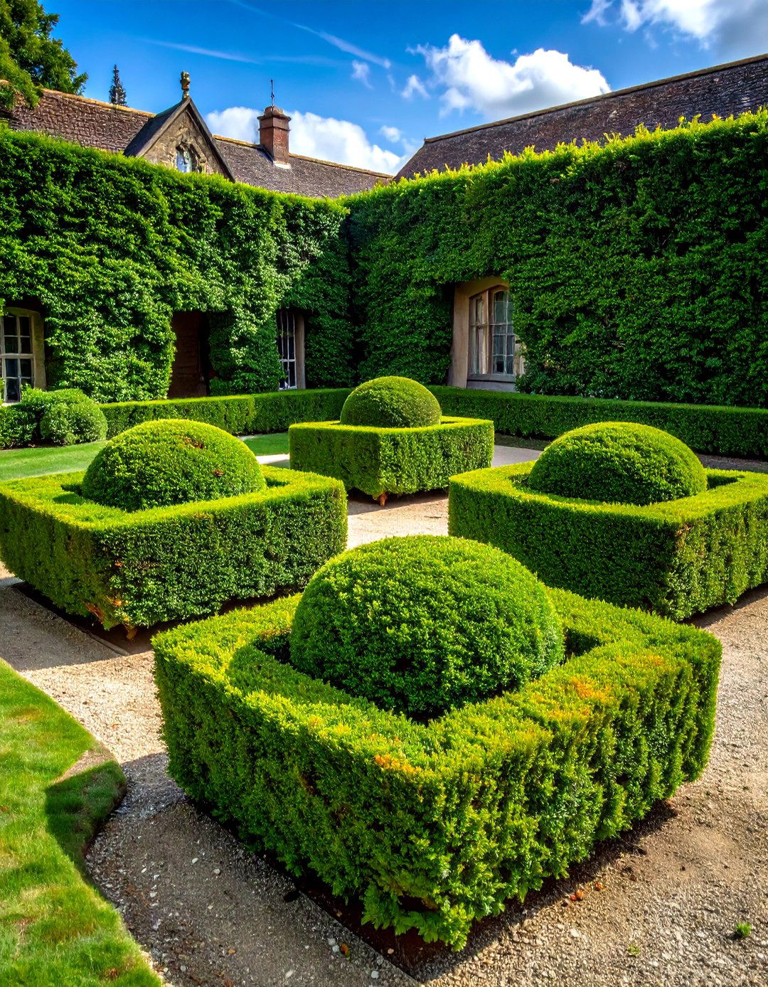 Heritage Knot Garden Squares - 20 Front Yard Boxwood Shrubs