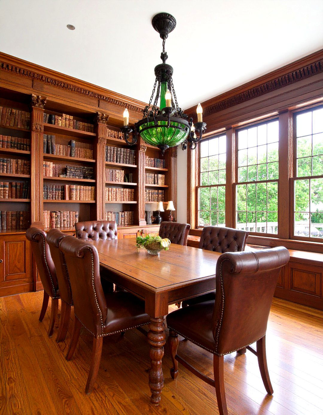 Heritage Library Masculine Dining Room - 20 masculine dining room ideas