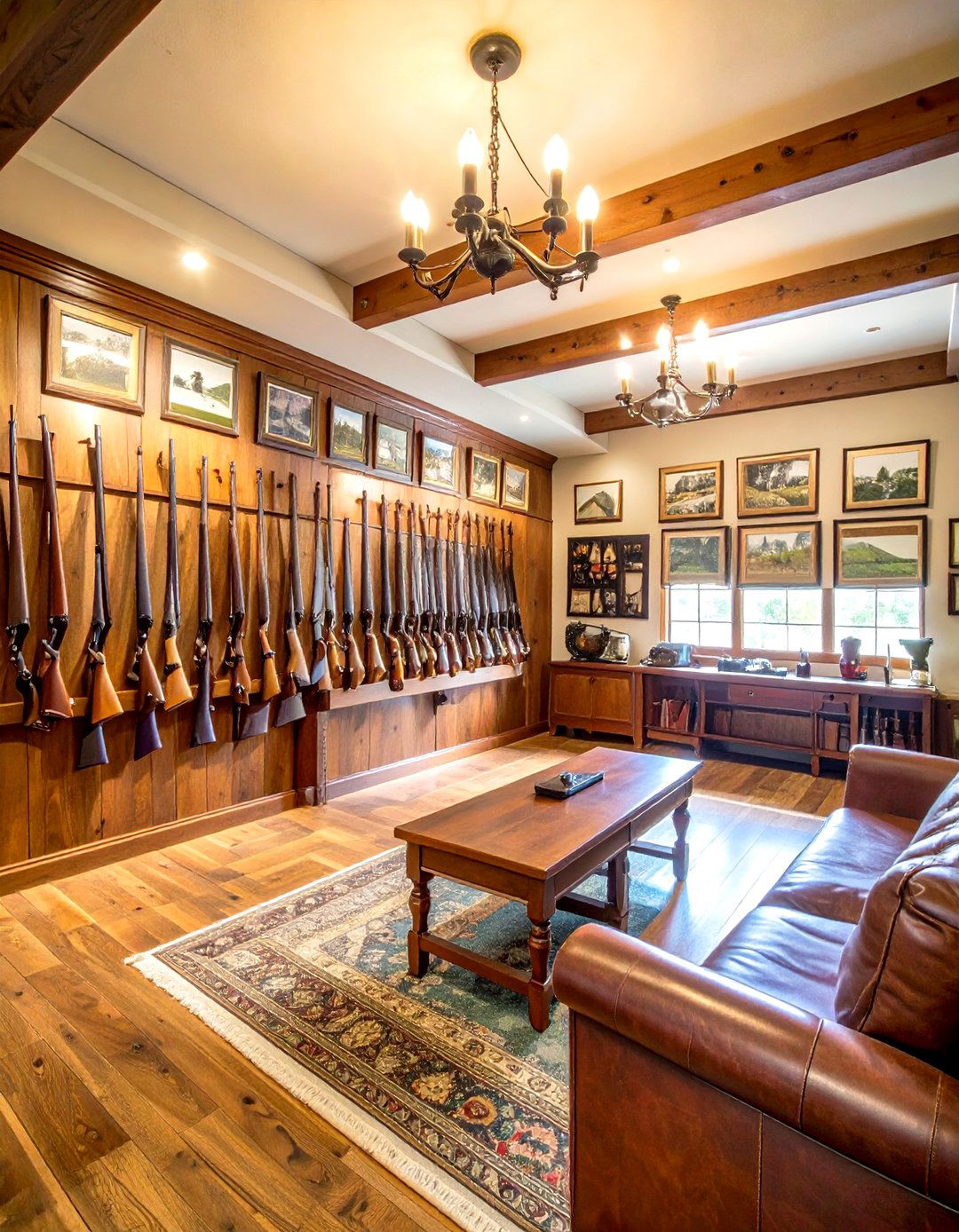 Heritage Wall Hunting Trophy Room Memorial - 20 Hunting Trophy Room Ideas
