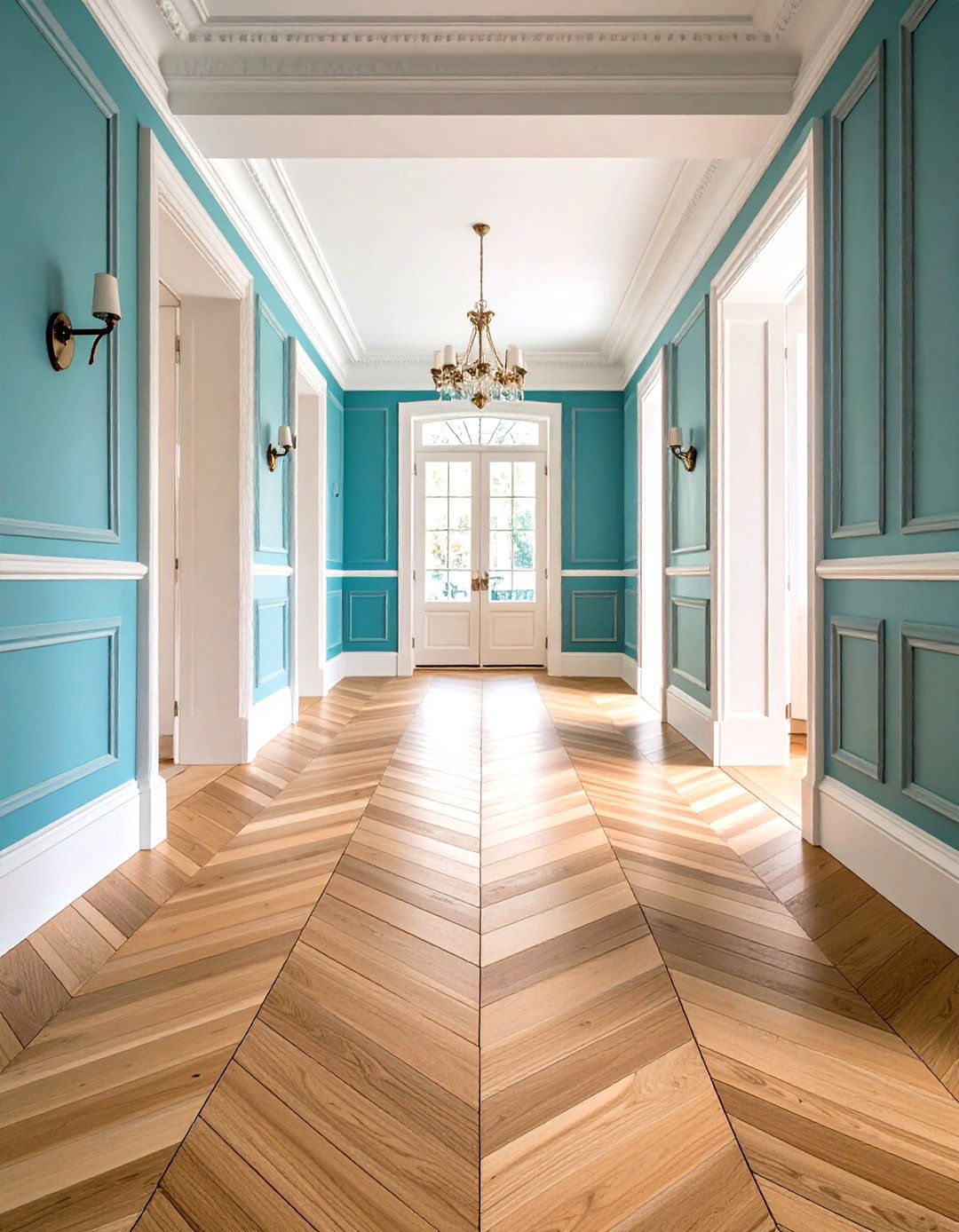 Herringbone Wood Floor Pattern - 20 Wood Floor Design Ideas