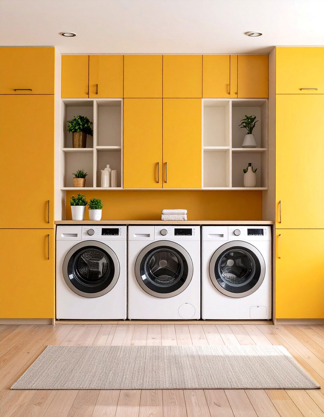 Hidden Appliance Cabinets - 20 Small Utility Room Ideas