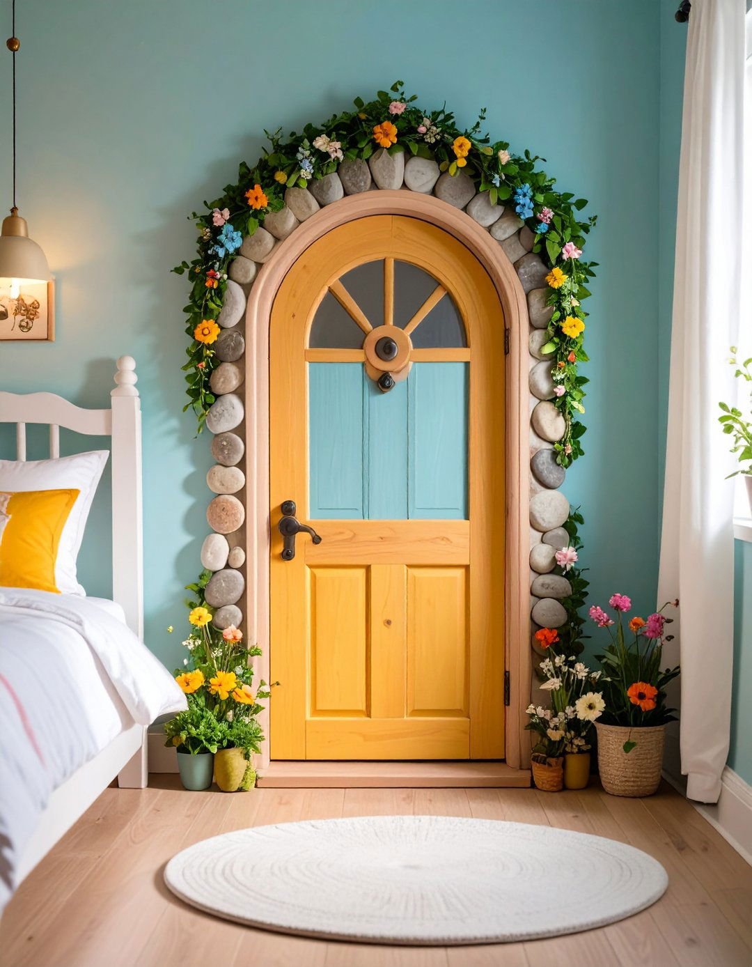 Hidden Fairy Door Sparks Everyday Imagination in a Fairy themed Bedroom - 20 Fairy-themed Bedroom Ideas