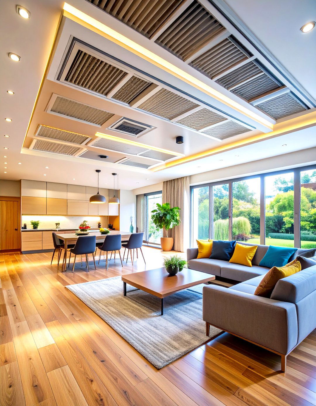 Hidden HVAC Diffuser Tray Ceiling - 20 tray ceiling ideas