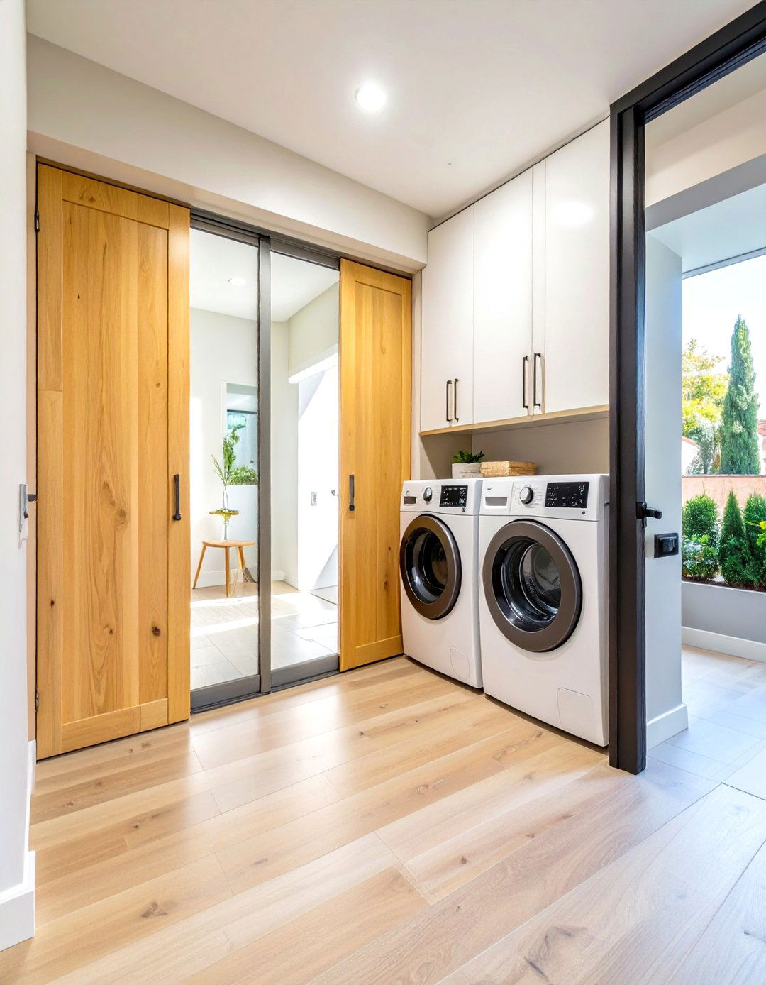 Hidden Sliding or Pocket Doors - 20 Utility Room Ideas