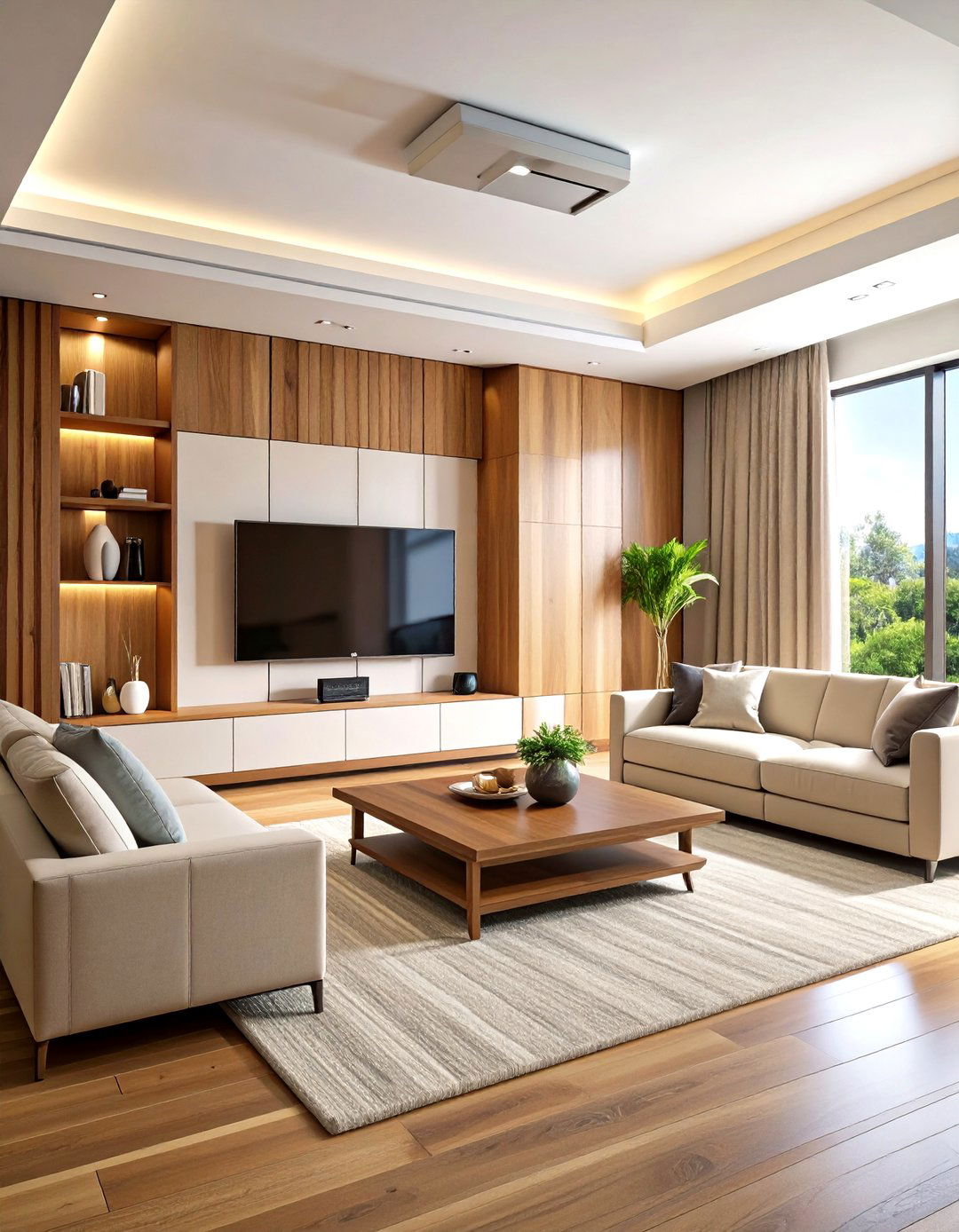 Hidden Smart Home Media Wall - 20 Media Wall Ideas