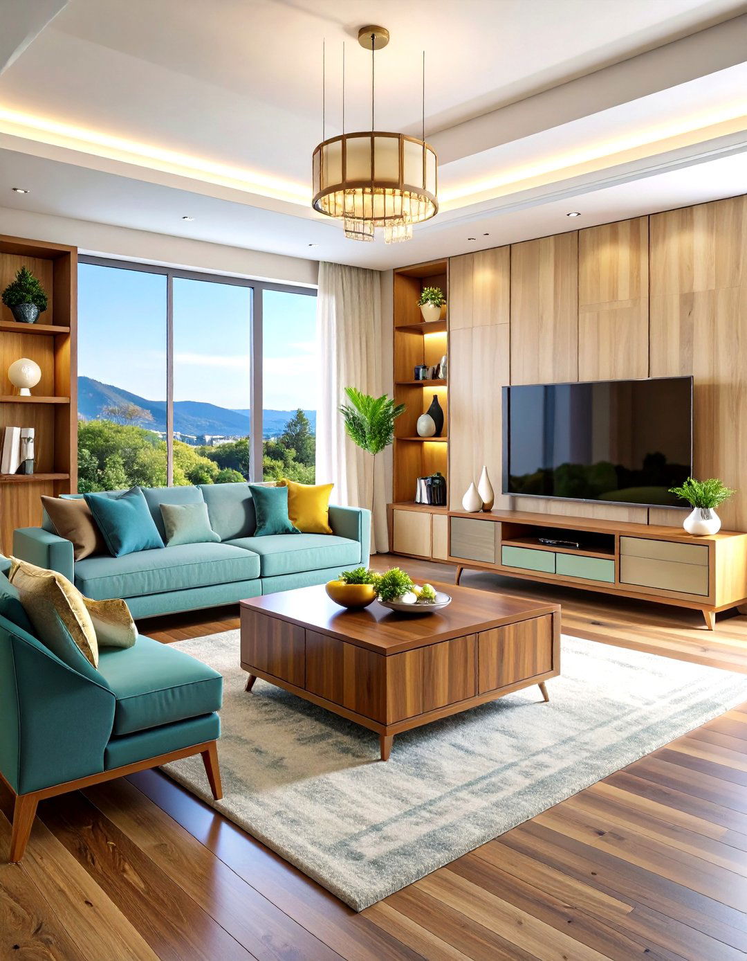 Hidden TV Cabinet - 20 Tv Room Ideas