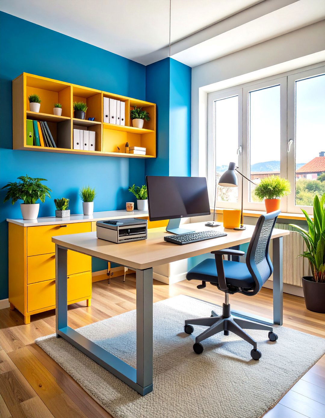 Hide Cables and Tech Clutter - 20 Small Home Office Ideas