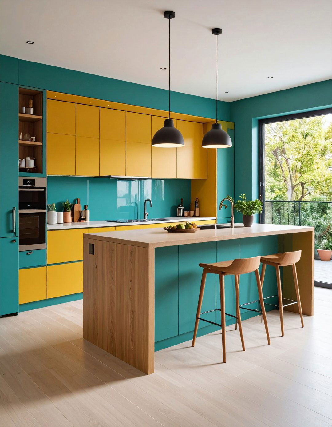 Hide Clutter with Pocket or Sliding Doors - 20 Galley Kitchen Ideas