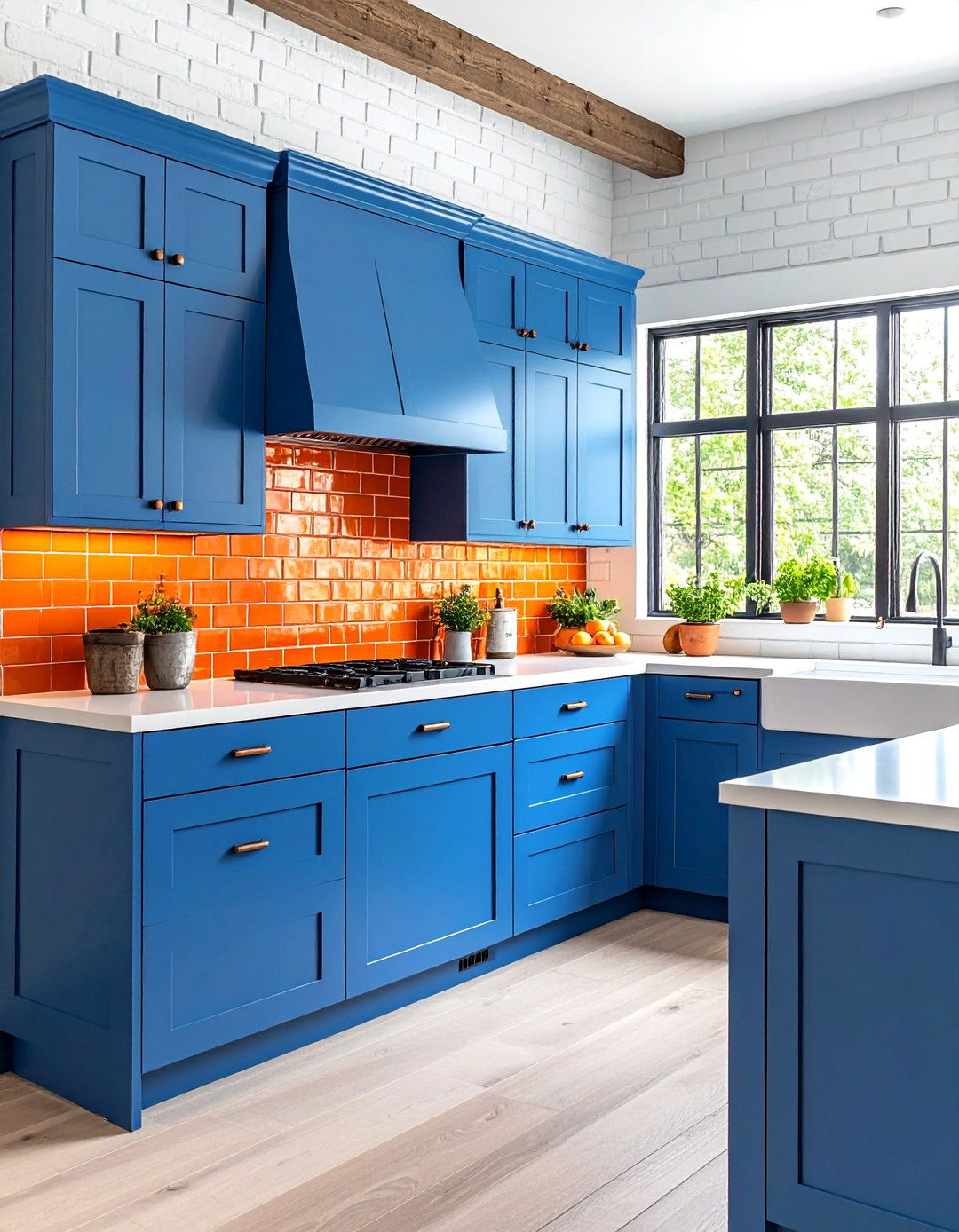 High Gloss Blue Farmhouse Kitchen Cabinets - 20 blue farmhouse kitchen cabinets